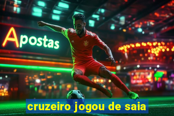 cruzeiro jogou de saia